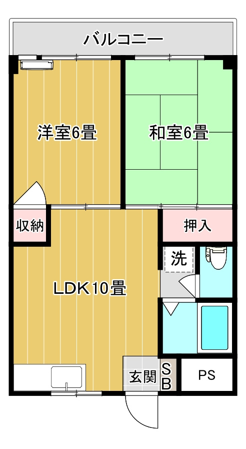 アールマンションの間取り