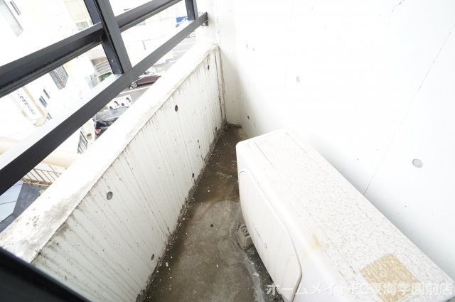 熊本市中央区水前寺３丁目の賃貸マンションのバルコニー