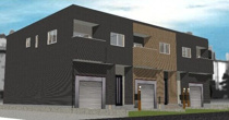 (仮称)八家町　ファミリー向け インナーガレージハウス賃貸住宅の画像