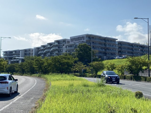 ドエルアルス木津南C棟の外観|落ち着いた雰囲気の外観です