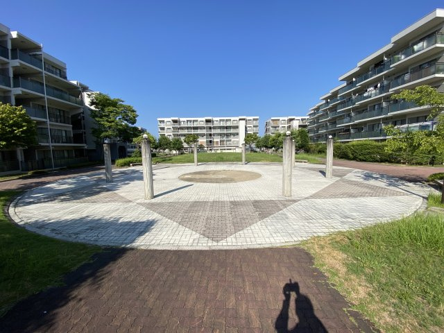 ドエルアルス木津南C棟の中庭|マンションインナーコート（中庭）です