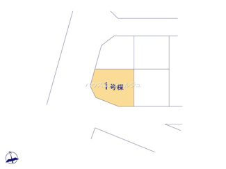【区画図】 | 名古屋市昭和区折戸町３丁目4-5【仲介手数料無料】新築一戸建て　1号棟