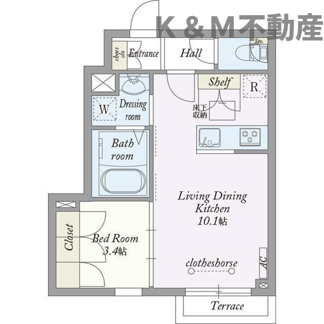 ＶＩＥＬＬの間取り| 