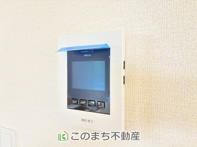 ブルーミングガーデン宇都宮市五代2丁目のセキュリティ|モニタ付きインターホンで防犯面もしっかり安心♪