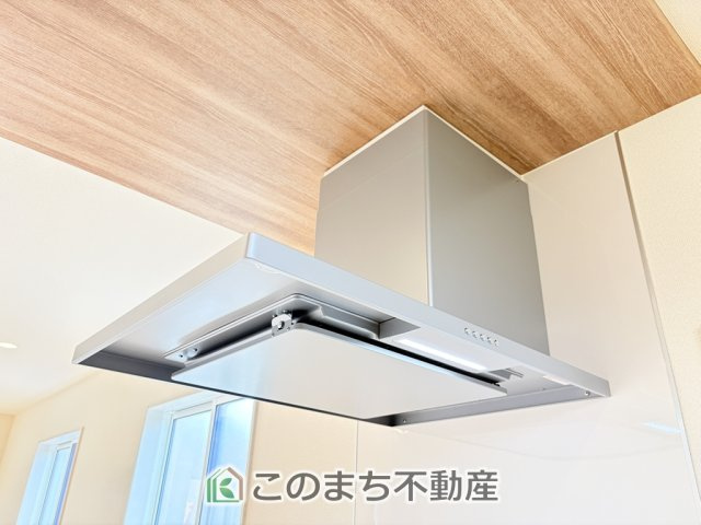 ブルーミングガーデン宇都宮市五代2丁目のキッチン|お料理の匂いもスッキリ♪シンプルデザインで掃除も簡単‼