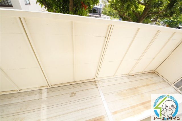 パールハイツ西のバルコニー