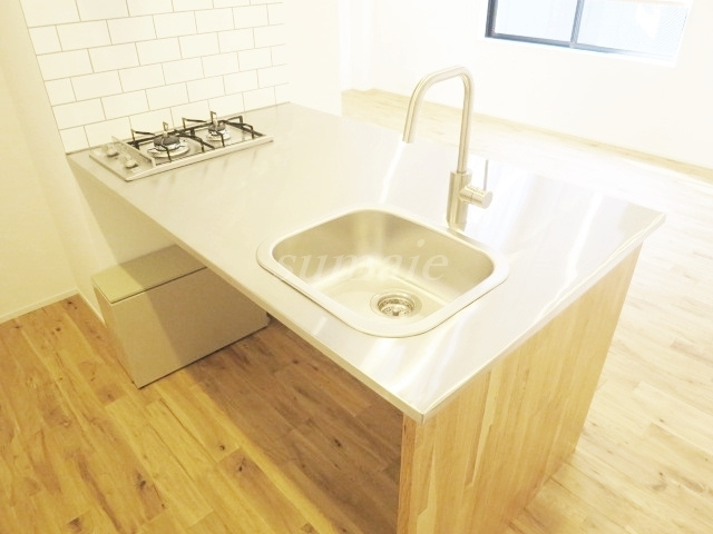 ａ-ｓｔｏｎｅ東十条のキッチン|お料理しやすいガスコンロです☆