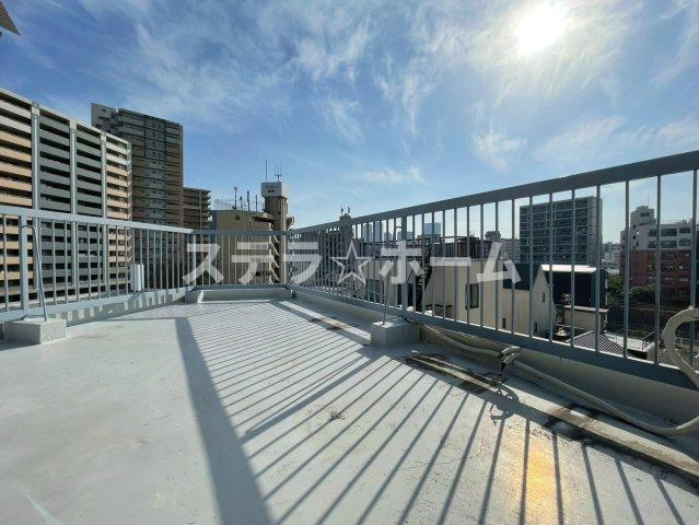 都島南通1 中古戸建のバルコニー|陽当たり良好なバルコニーです