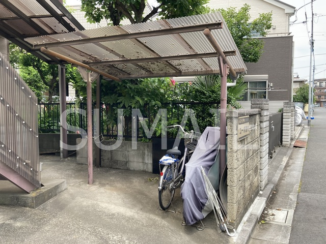 シティハイムコーポ島村のその他共用部分|敷地内駐輪場。