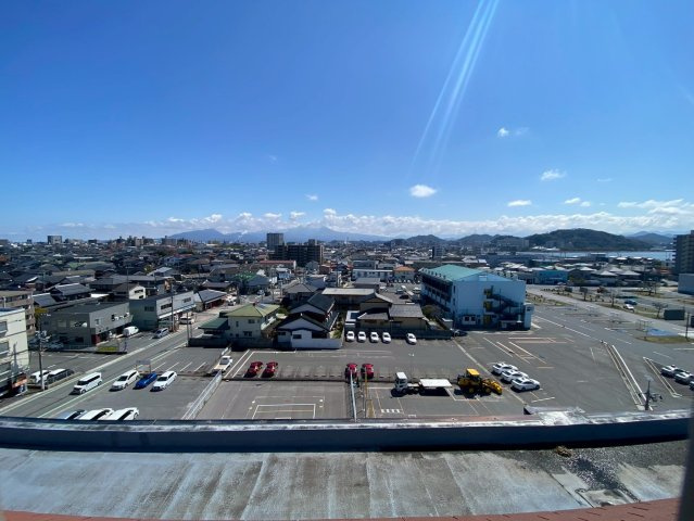 ■□グランドール米子旗ヶ崎□■の展望|屋上からの眺望になります。天気の良い日は大山がきれいに見ることができます♪