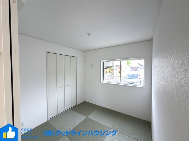 クレードルガーデン　第5　1号棟の和室|和室（独立した部屋としても、畳コーナーとしてリビングの一部としても）