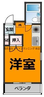 仲介手数料0円！エスカーラ植田の間取り