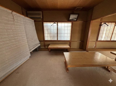【内装】 | 桜川市真壁町亀熊　貸店舗 | 室内をイメージしやすくするため、一部のお荷物を加工で消去しております。