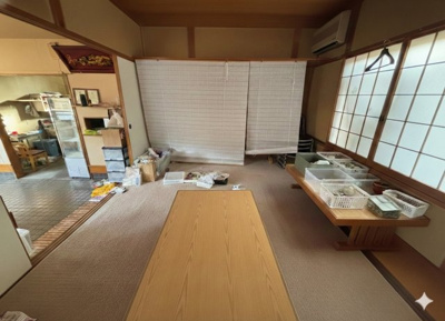 【内装】 | 桜川市真壁町亀熊　貸店舗 | 室内をイメージしやすくするため、一部のお荷物を加工で消去しております。