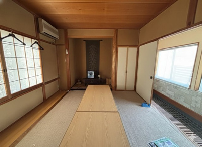 【内装】 | 桜川市真壁町亀熊　貸店舗 | 室内をイメージしやすくするため、一部のお荷物を加工で消去しております。