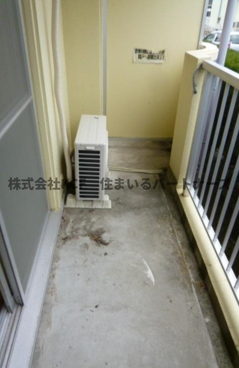 久留米市御井町の賃貸マンションのバルコニー|お洗濯にも便利なバルコニー付き