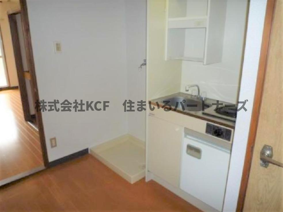 久留米市御井町の賃貸マンションのキッチン|お料理しやすいキッチンです