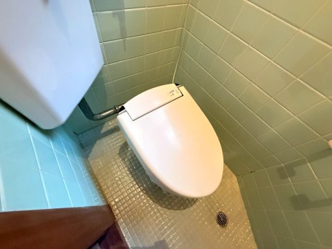 津田東町3丁目戸建のトイレ|落ち着いたトイレです