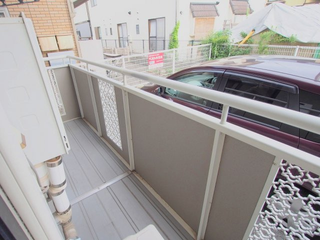 セジュール野北A棟のバルコニー