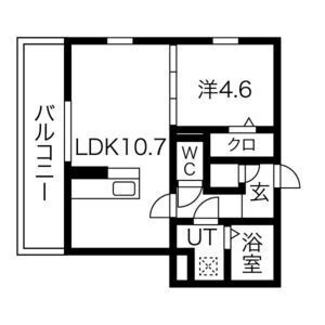 レガートⅡの間取り
