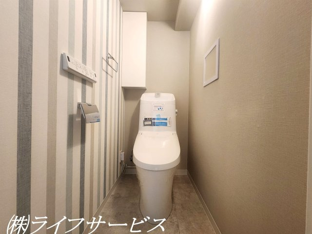 【トイレ】 | 新北野第３コーポ | 温水洗浄便座付トイレ新調