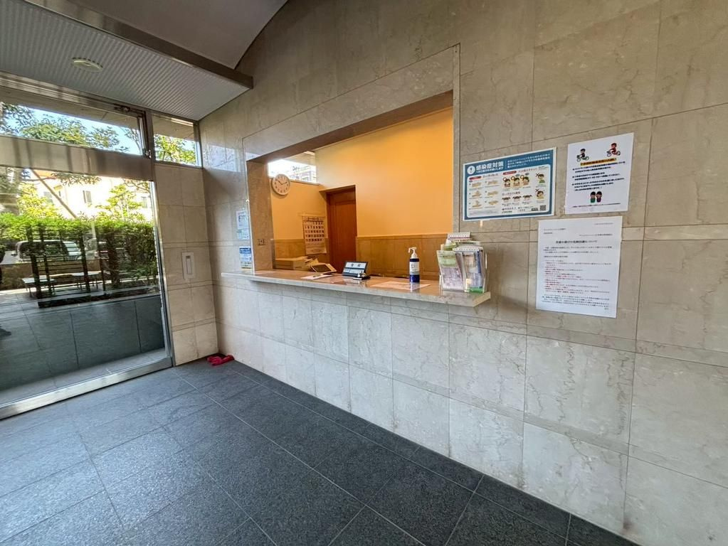 ヴィルクレール二子多摩川のエントランス