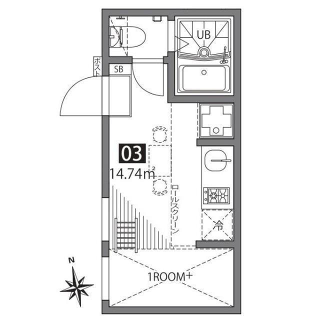祖師谷アパートメントWの間取り