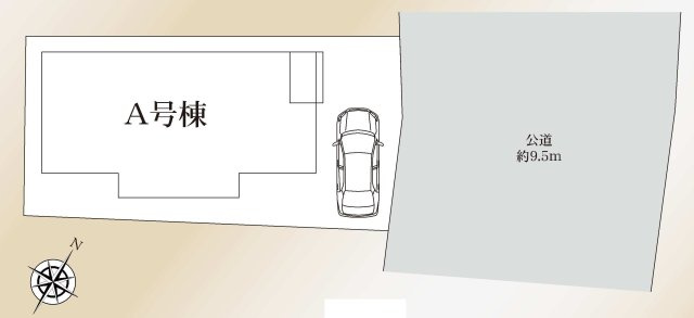 【横浜市瀬谷区相沢6丁目57-10新築戸建て】★仲介手数料無料★（相沢小学校・東野中学校）の区画図