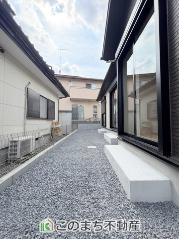 ブルーミングガーデン宇都宮市五代2丁目の庭|大きなお庭でご家族や友人を招いてＢＢＱもできますね！お子様の水遊びにもぴったりです☆