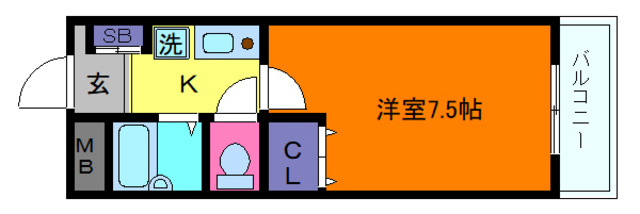 INK東灘の間取り