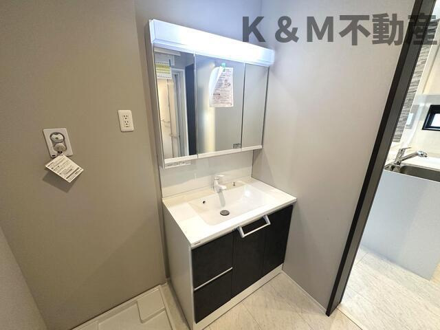 （ＰＥＴ可・Ｐ付）ＳＴＹＬＥ－ＰＡＴＩＯ柏東の洗面所|明るい洗面所です