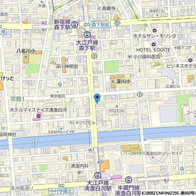 【地図】 | ドゥーエ清澄白河