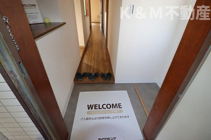 ルイメゾン２の玄関|落ち着いた玄関です