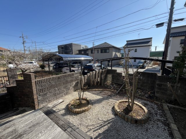 中古住宅　長良3丁目の庭