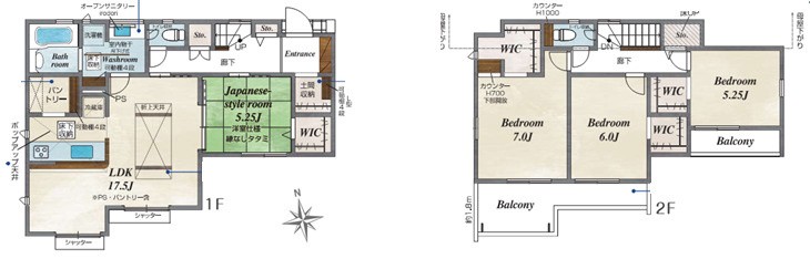 千葉市花見川区作新台二丁目　新築分譲住宅１号棟
