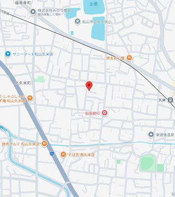 【地図】 | 北久米町431戸建　2階建て
