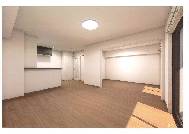 （仮称）キャッスル玉名の居間・リビング