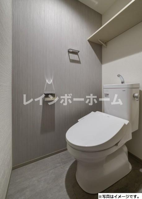 M's アパートメントのトイレ