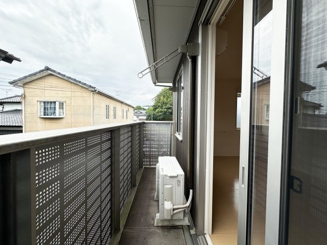 フラッツ福井東町のバルコニー