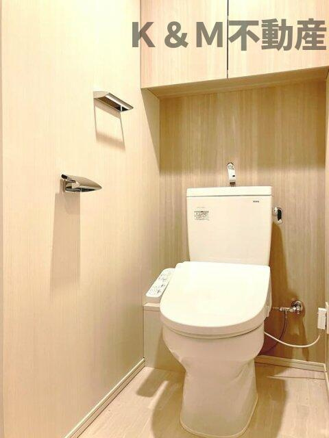 オハナ　柏たなかパークフロントのトイレ|コンパクトで使いやすいトイレです