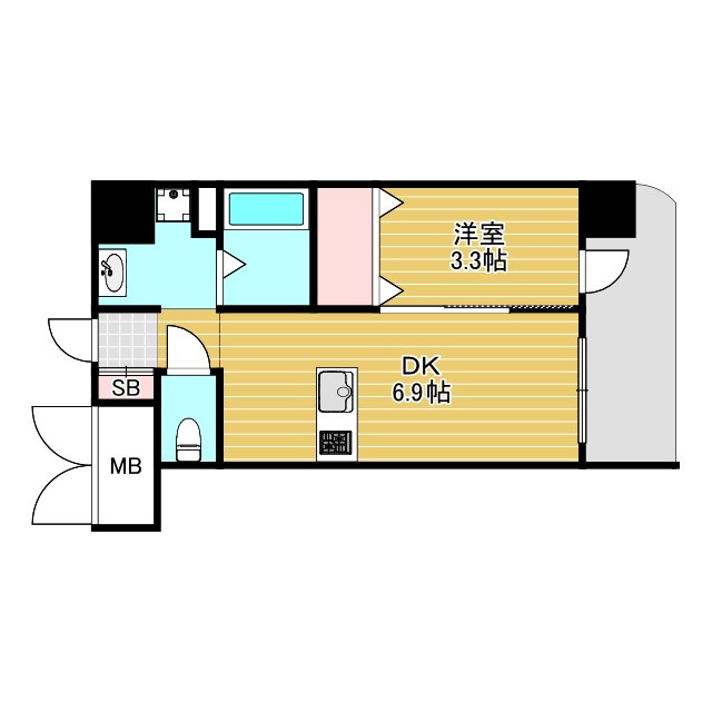 第17千里ハイツの間取り