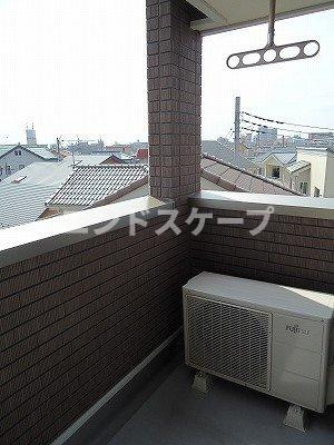 ロワール　ウエストのバルコニー|高崎、前橋のお部屋探しはエンドスケープまで！お客様の理想お聞かせ下さい♪