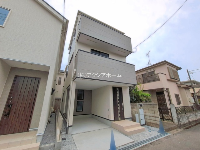 入間市東藤沢7丁目・全2棟　新築一戸建　1号棟　～3階建て～の外観|2026年4月23日撮影