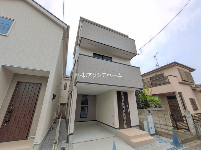 入間市東藤沢7丁目・全2棟　新築一戸建　1号棟　～3階建て～の外観|2026年4月23日撮影