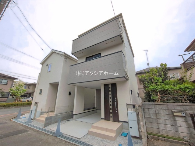 入間市東藤沢7丁目・全2棟　新築一戸建　1号棟　～3階建て～の外観|2026年4月23日撮影