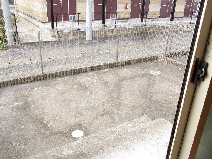 アルカディアハウスのバルコニー