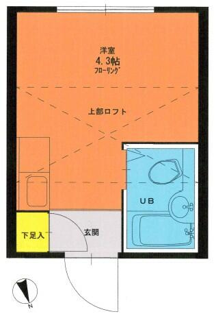 【間取り】 | ハイテラス石川台　Ａ棟