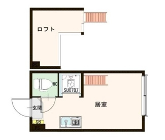 【間取り】 | Ｗａｌｅａ　明大前 | 間取りです。
