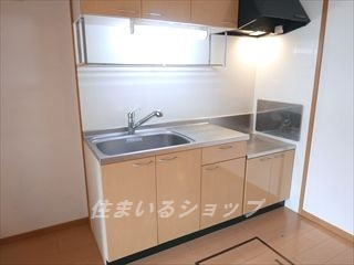 安芸高田市吉田町吉田のアパートのキッチン