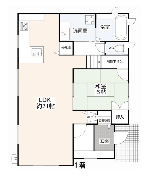 豊中市緑丘4丁目の間取り